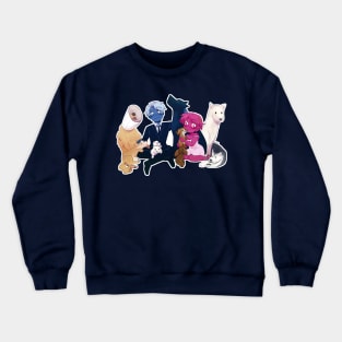 lore olympus doggy family Crewneck Sweatshirt